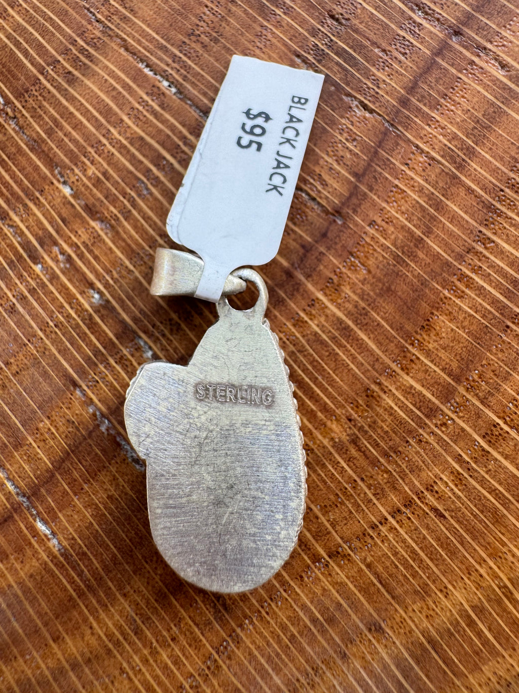 Blackjack Turquoise Sterling Silver Pendant