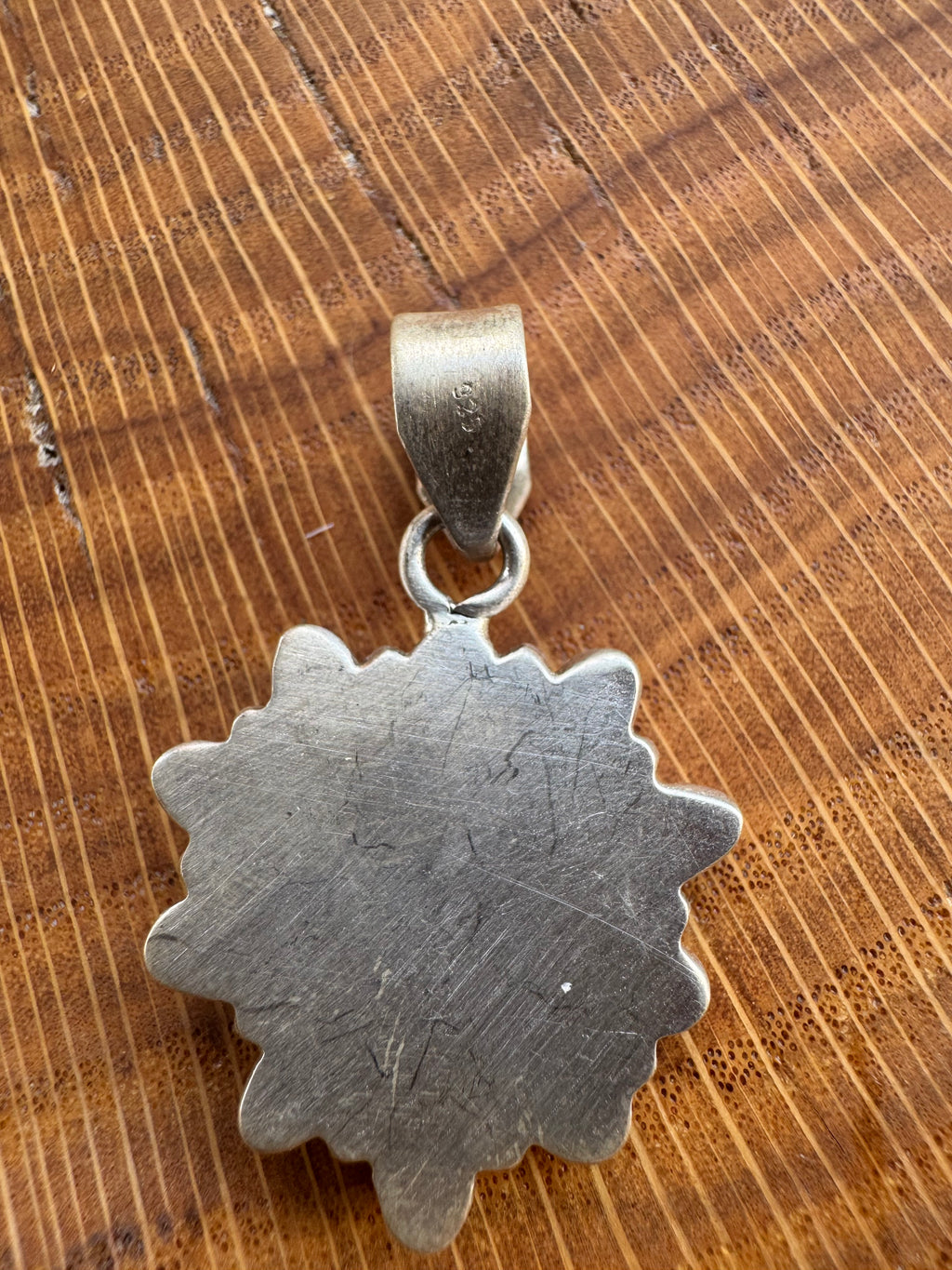 Wild Horse Heart Cluster Sterling Silver Pendant