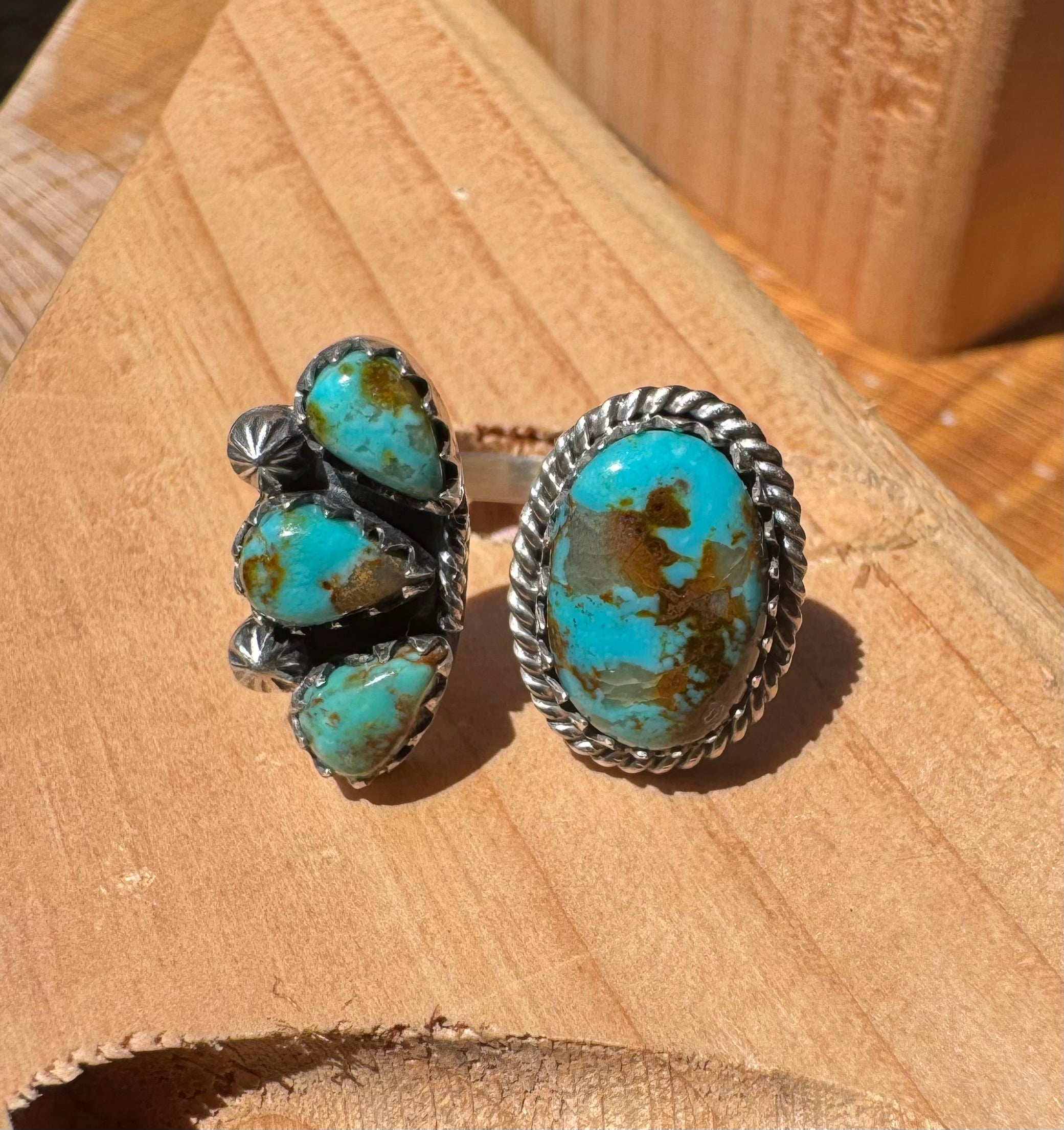 Adjustable Natural Turquoise Ring