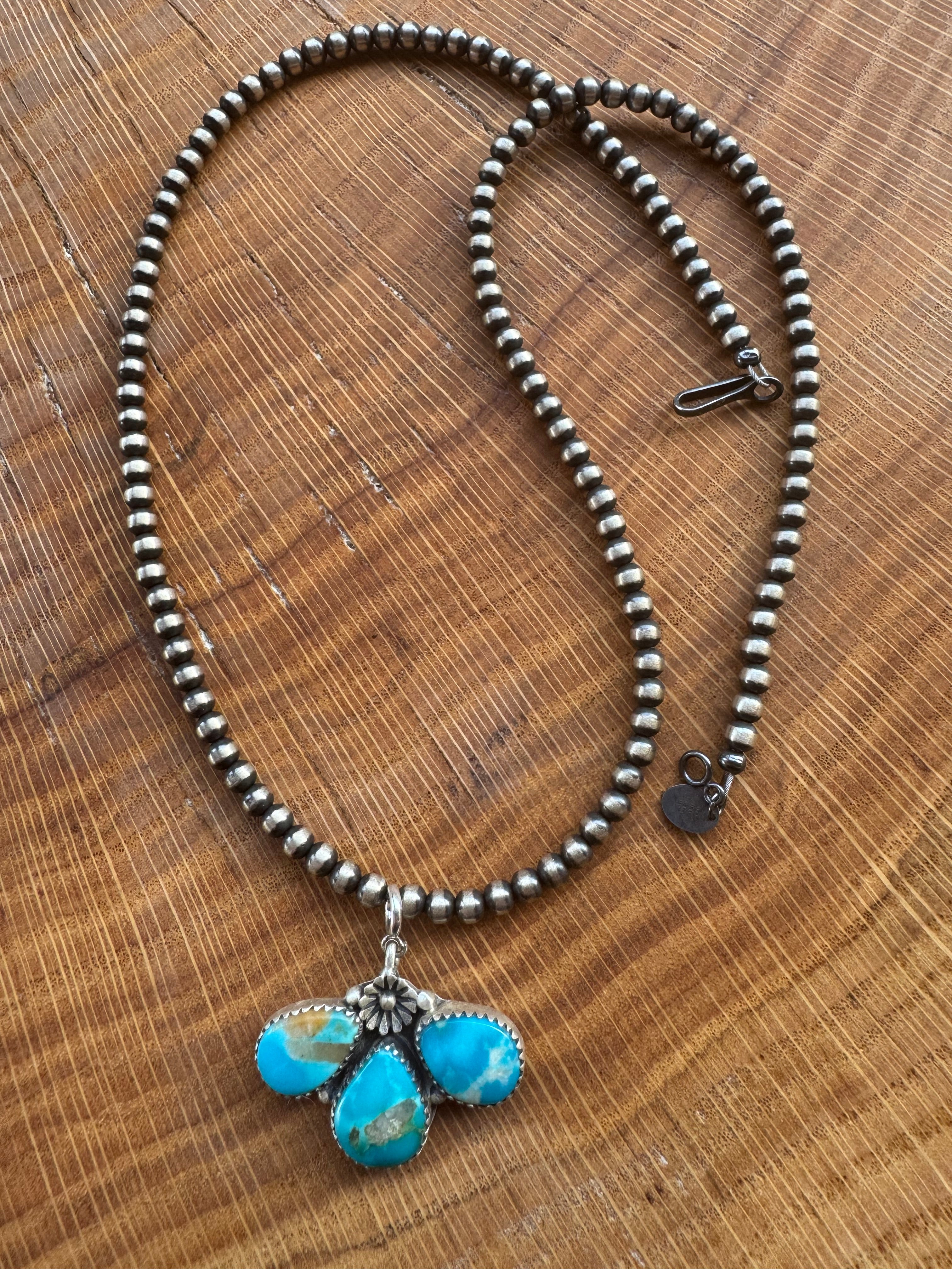 Turquoise Cluster Charm