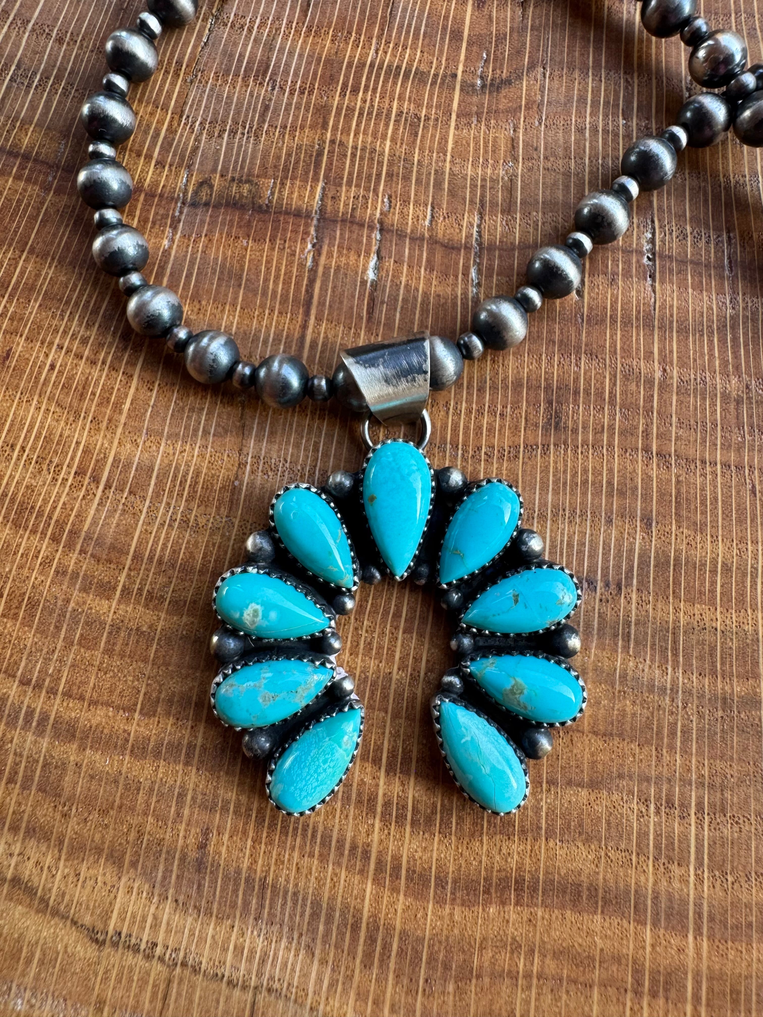 Tricia Smith 9 Stone Turquoise Naja
