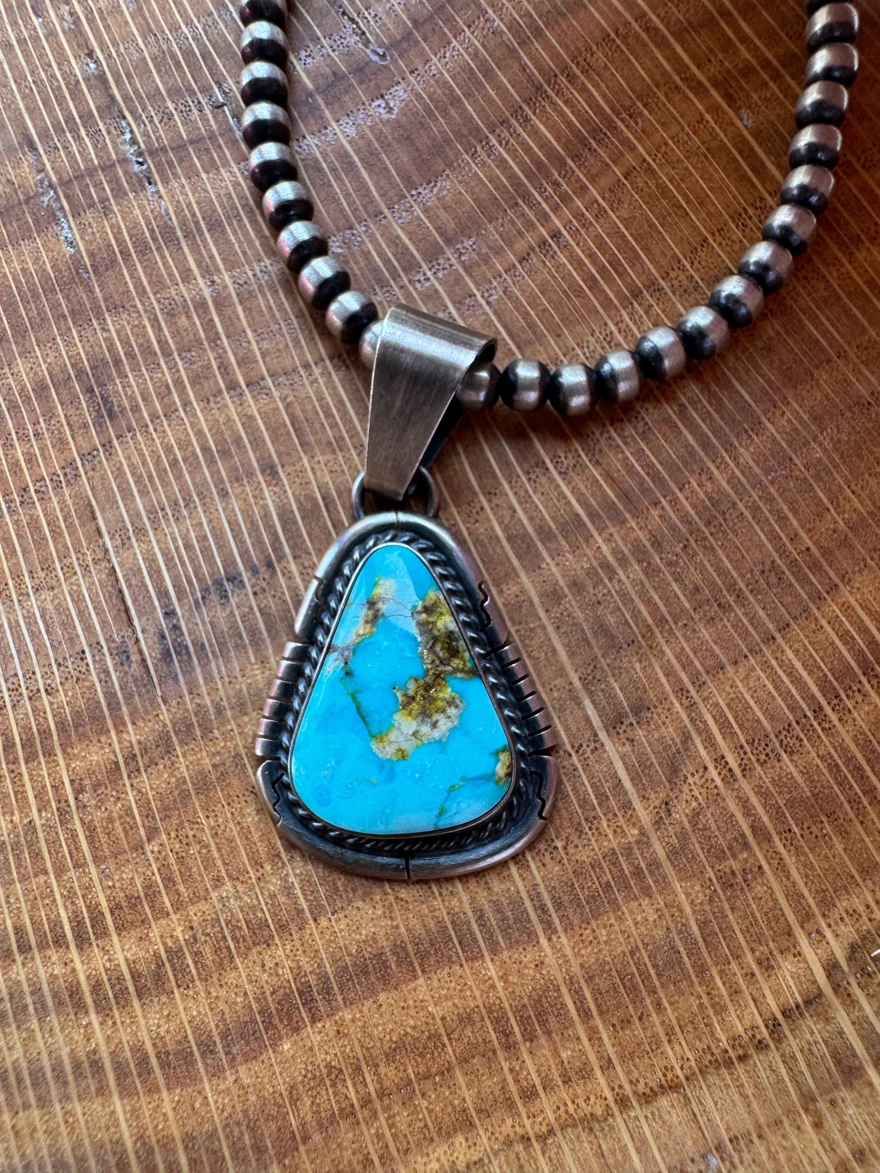 Kingman Turquoise Pendant