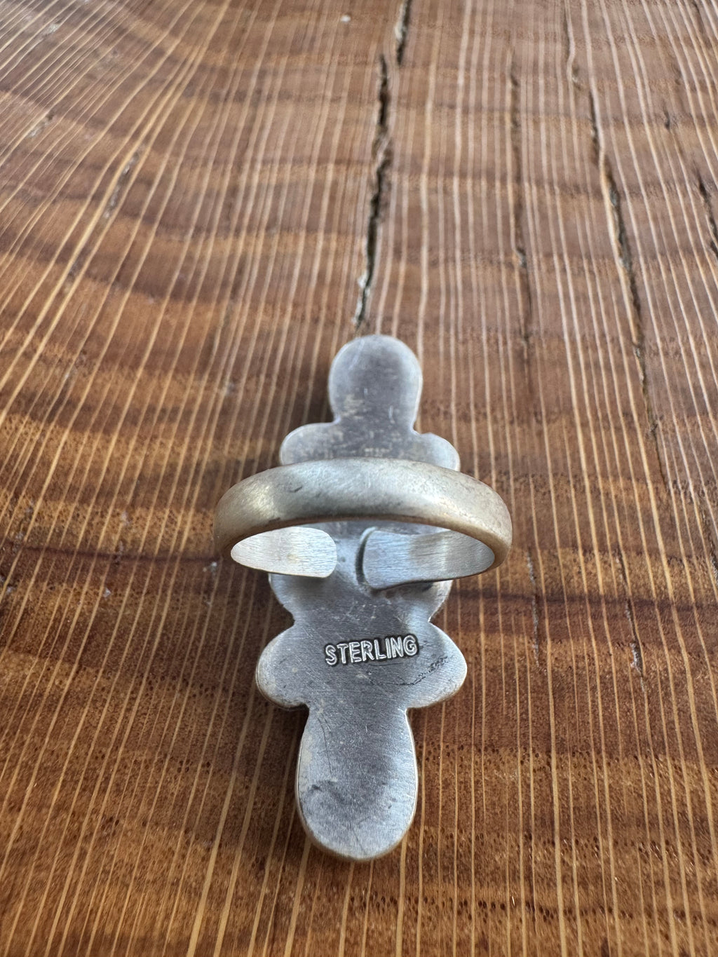 Turquoise Three-Stone Adjustable Ring