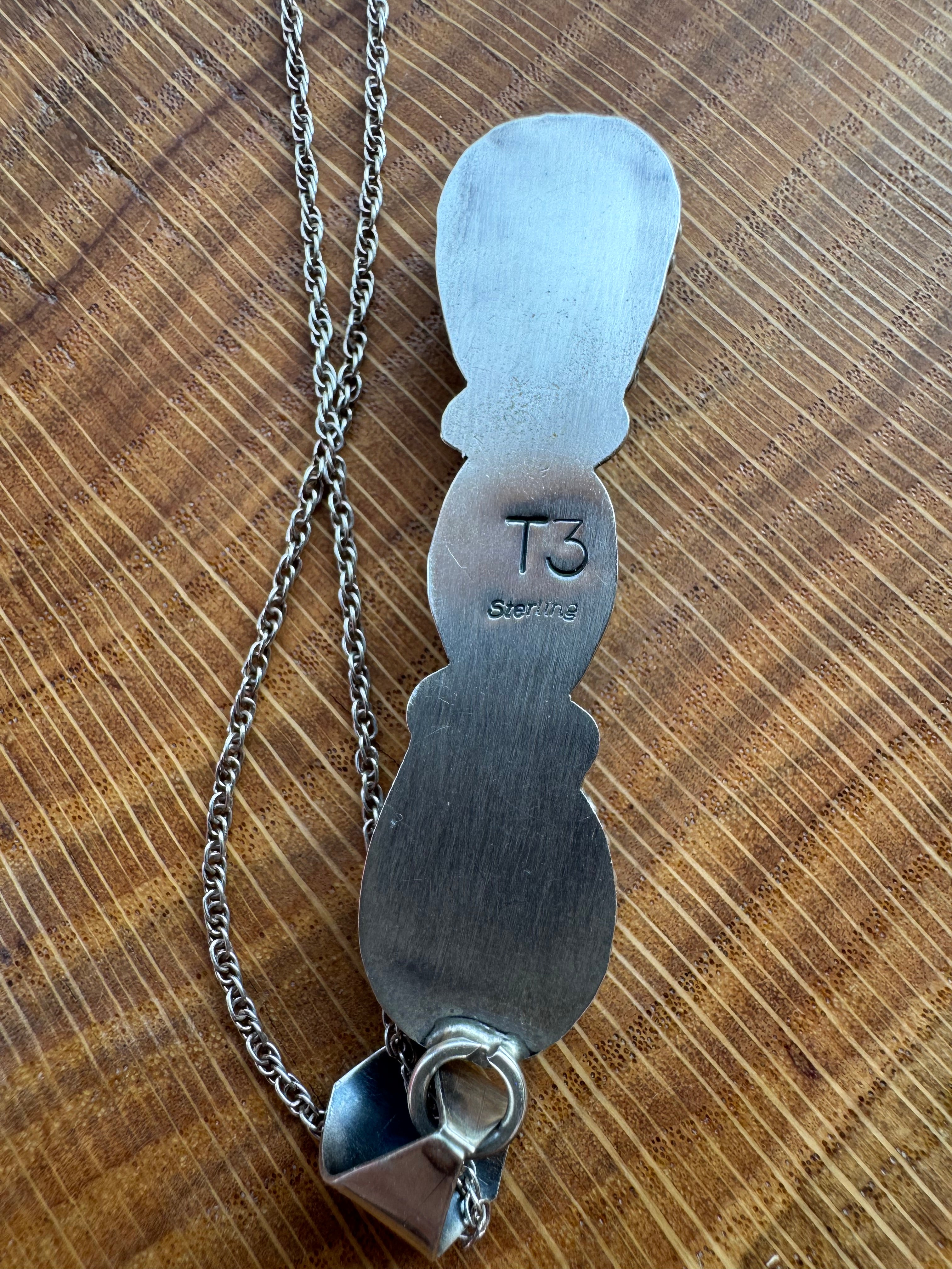Tia Long 3 Stone Pendant
